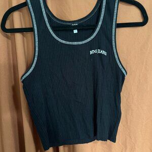BDG Jeans Contrast Seam Racerback Tank Top